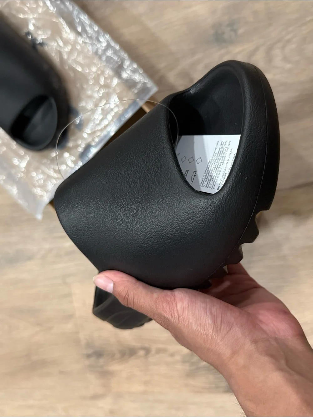 Black Slides Size 9-10